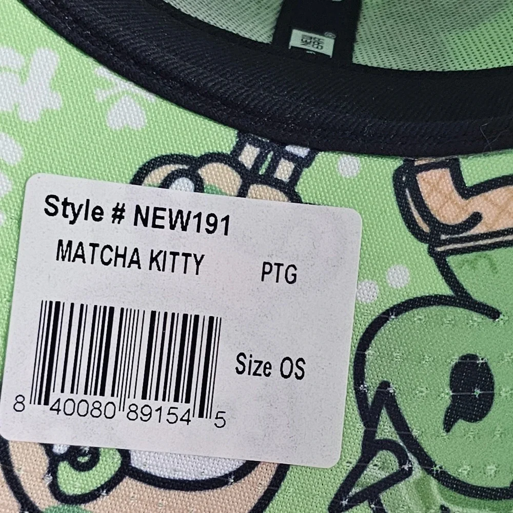 Tokidoki X Hello Kitty Hat Womens Green New Era Matcha‎ Kitty 9Forty